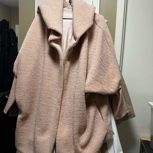 Elegant Pink Women's Coat